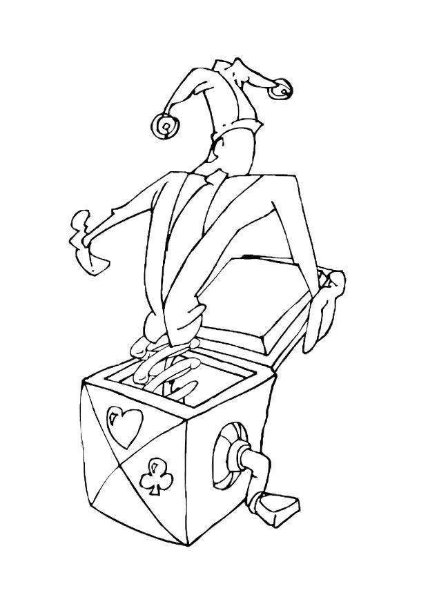 pulcinella Disegno da colorare pulcinella