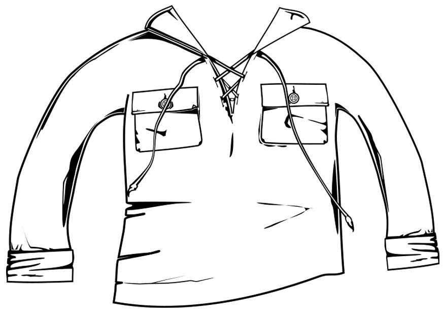 Disegno da colorare pullover