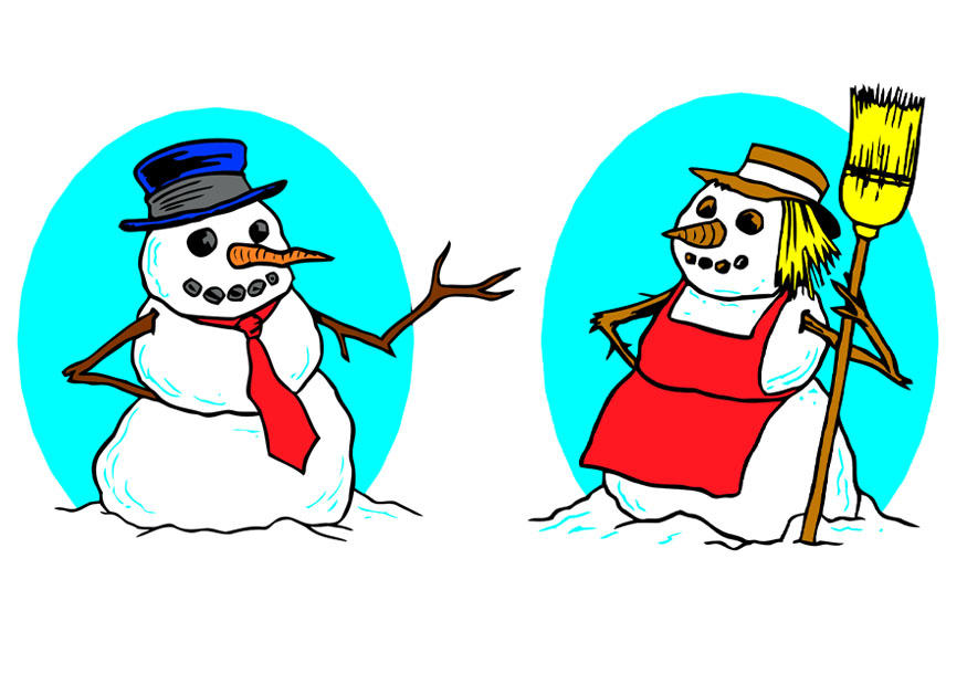 pupazzi di neve immagine pupazzi di neve