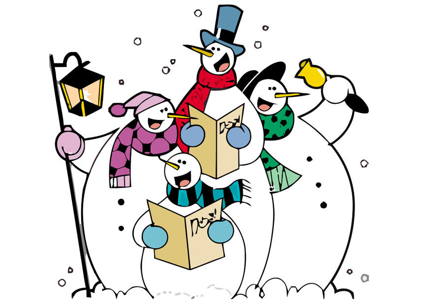 immagine pupazzi di neve cantanti