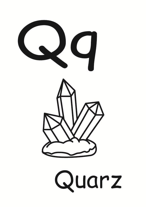 q Disegno da colorare q