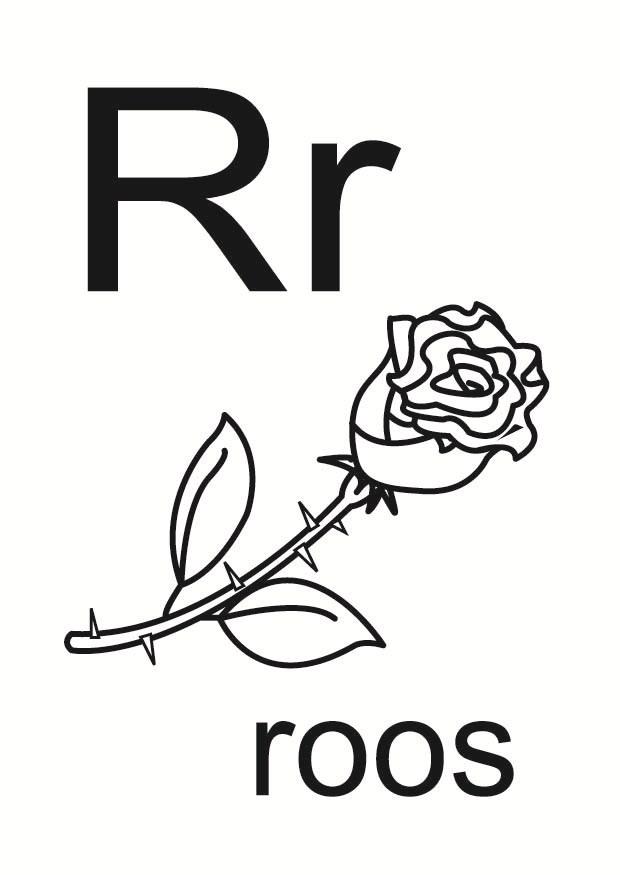 r Disegno da colorare r