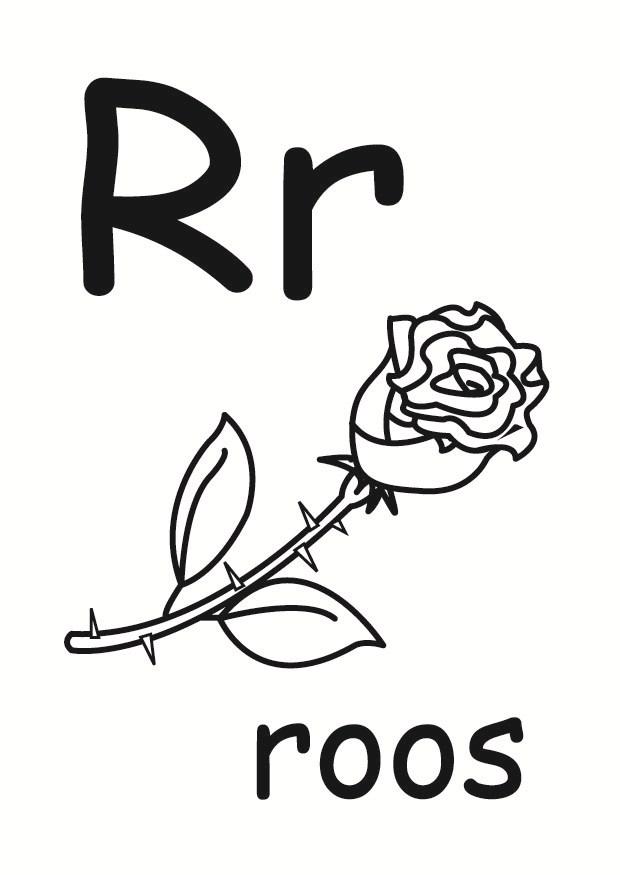 r Disegno da colorare r