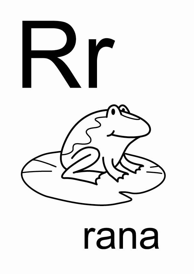 r Disegno da colorare r