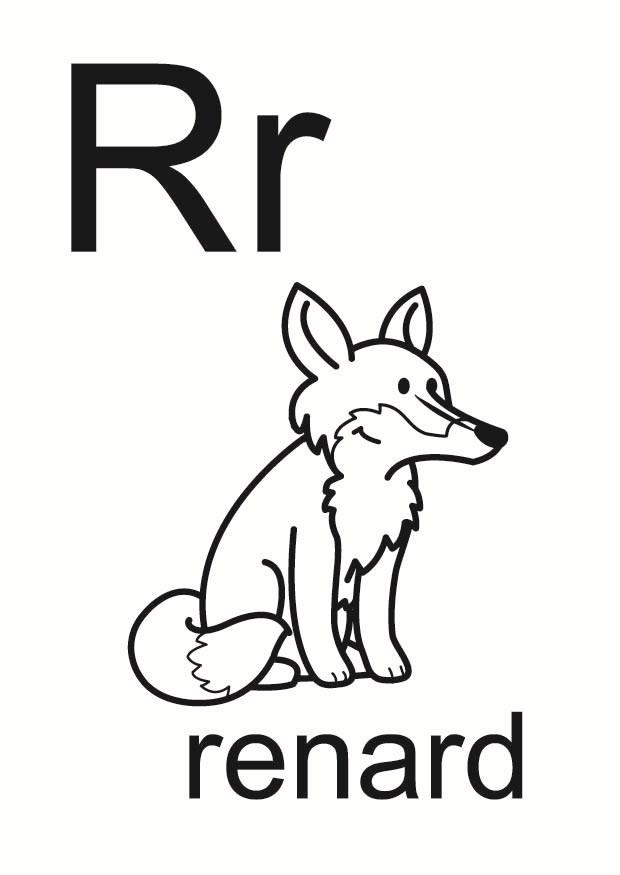 r Disegno da colorare r