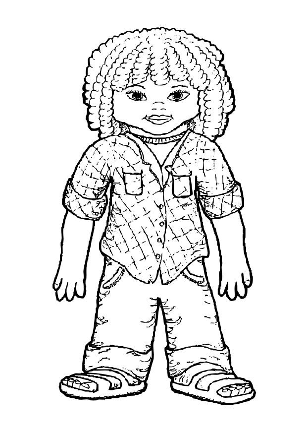 ragazza Disegno da colorare ragazza