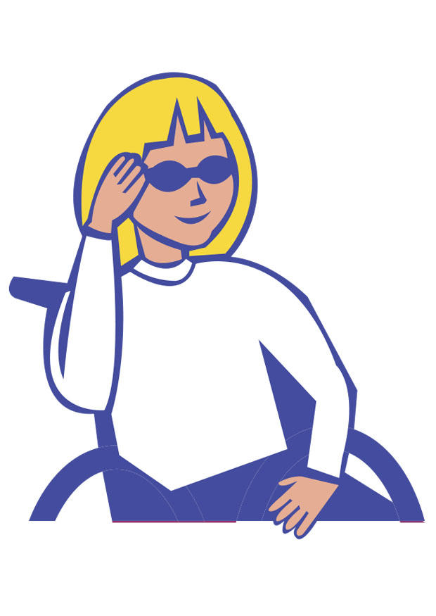immagine ragazza con occhiali da sole