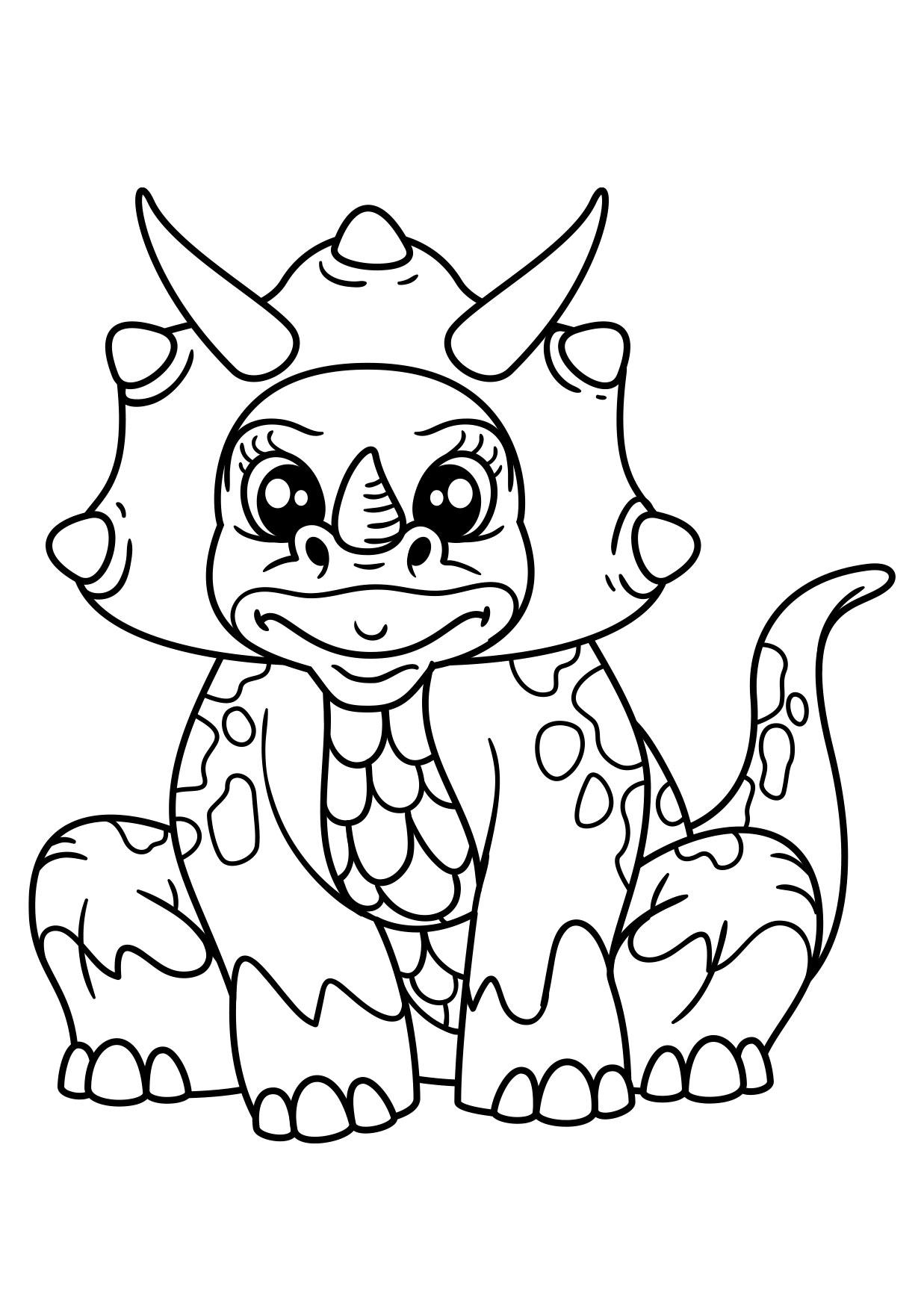 ragazza dinosauro Disegno da colorare ragazza dinosauro