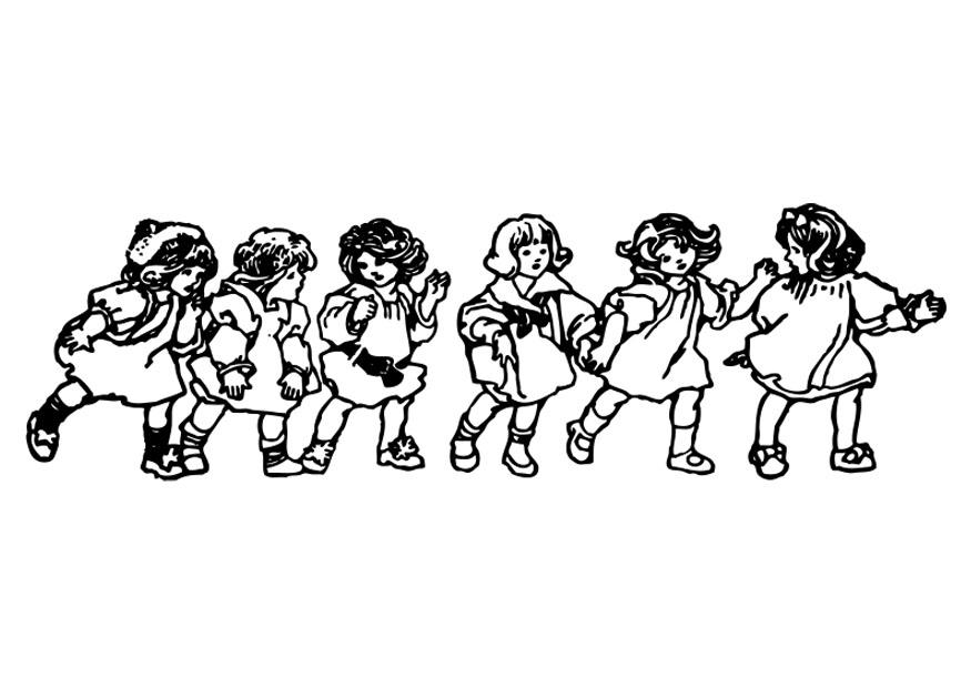 ragazze Disegno da colorare ragazze