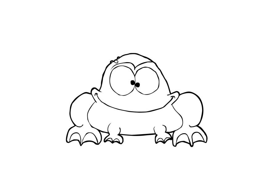 rana Disegno da colorare rana