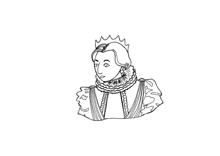re Disegno da colorare re