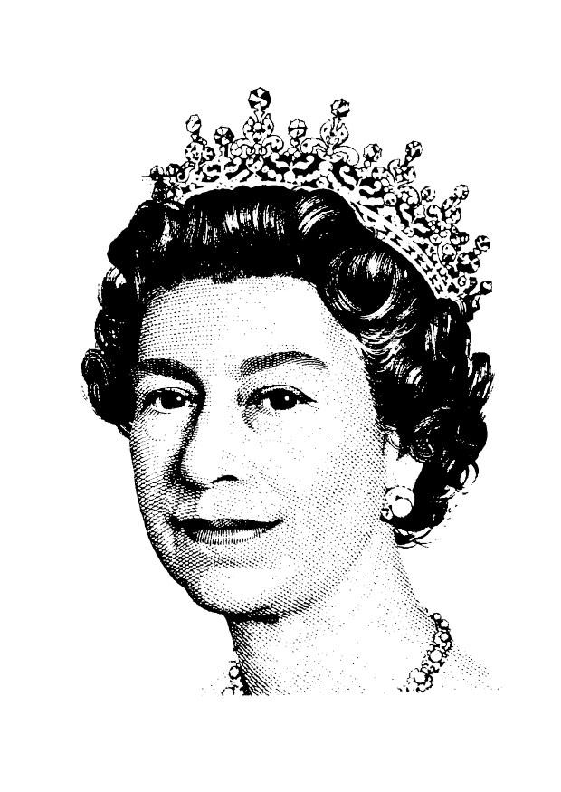regina elisabetta ii Disegno da colorare regina elisabetta ii