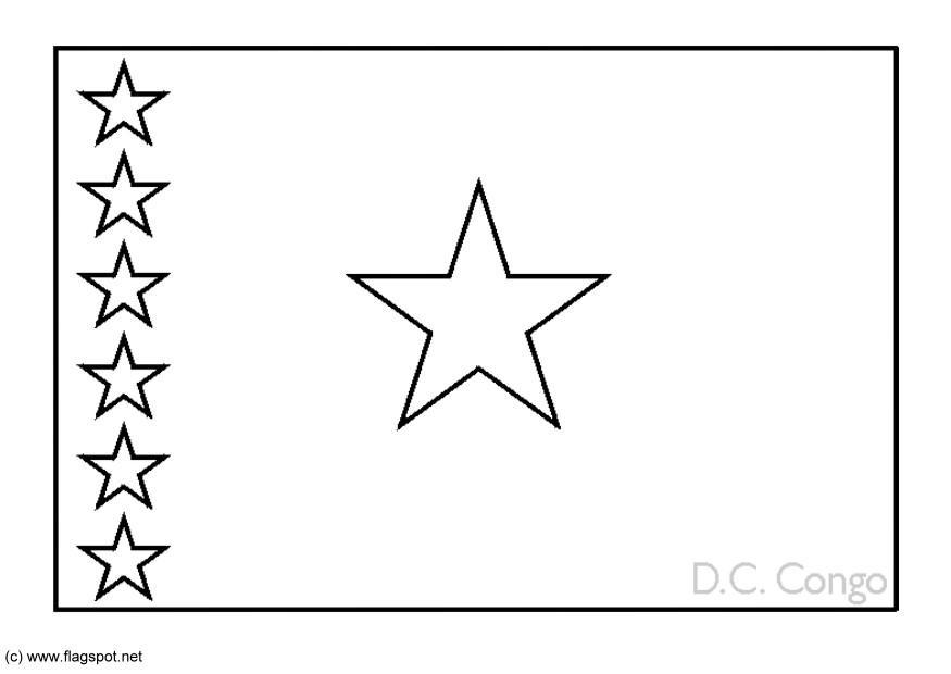 repubblica democratica del congo Disegno da colorare repubblica democratica del congo