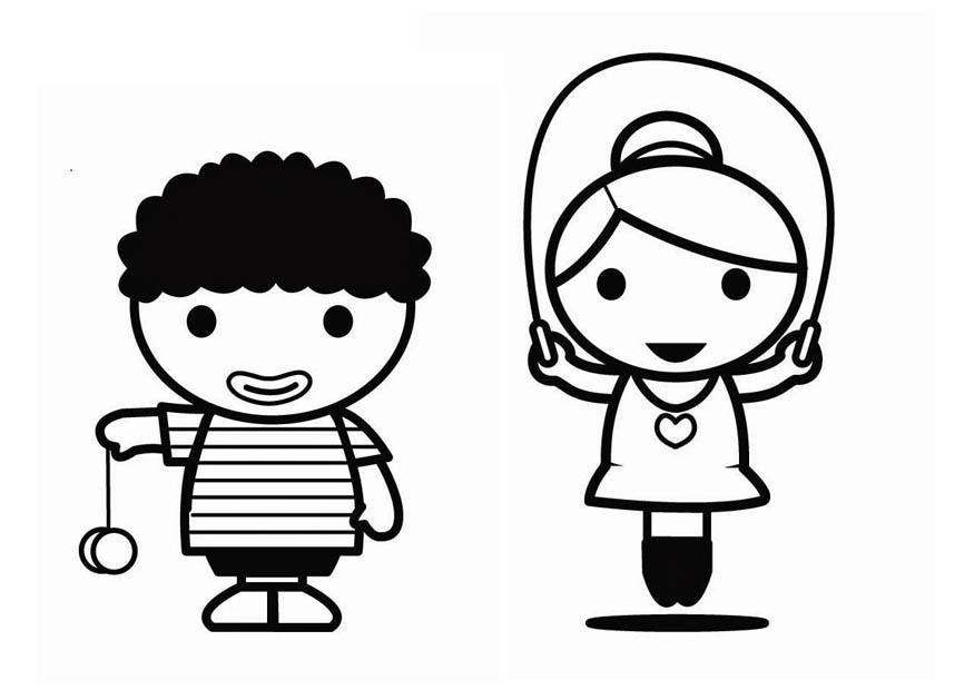 ricreazione Disegno da colorare ricreazione
