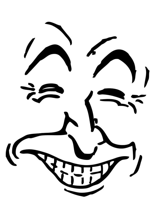 ridere Disegno da colorare ridere