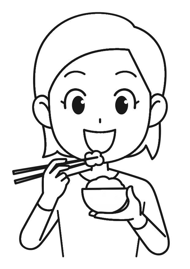 riso Disegno da colorare riso