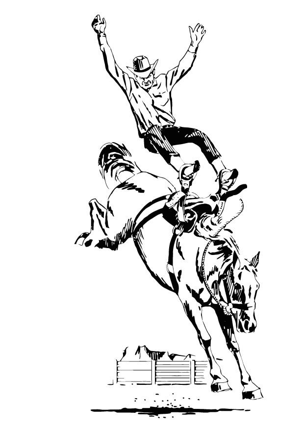 rodeo Disegno da colorare rodeo