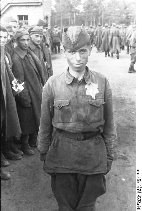 Foto russia - prigioniere - soldato ebreo
