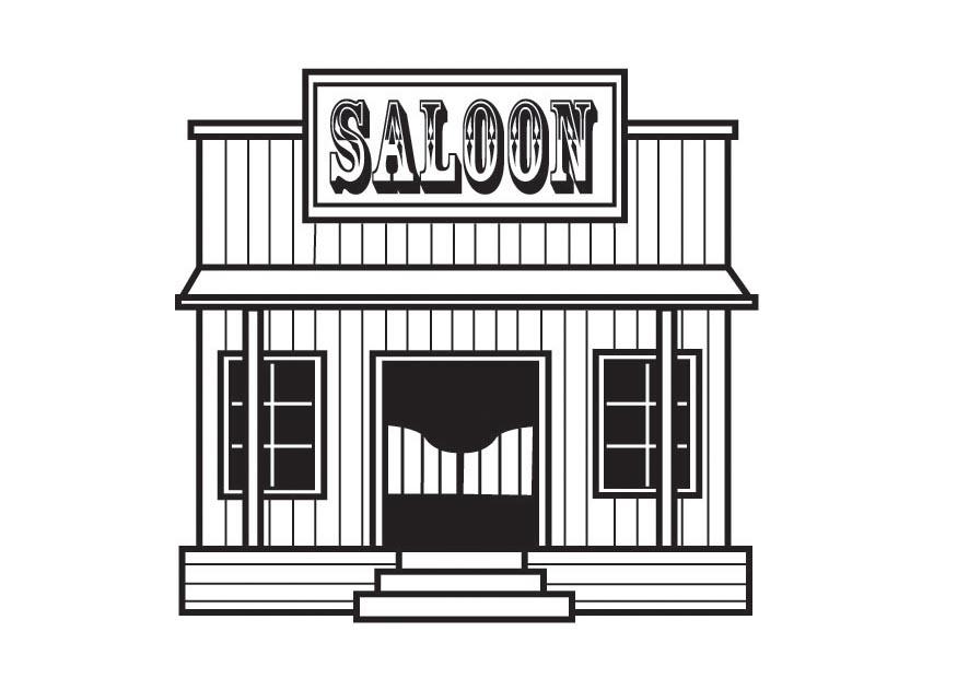 saloon Disegno da colorare saloon