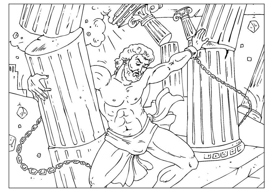 samson Disegno da colorare samson