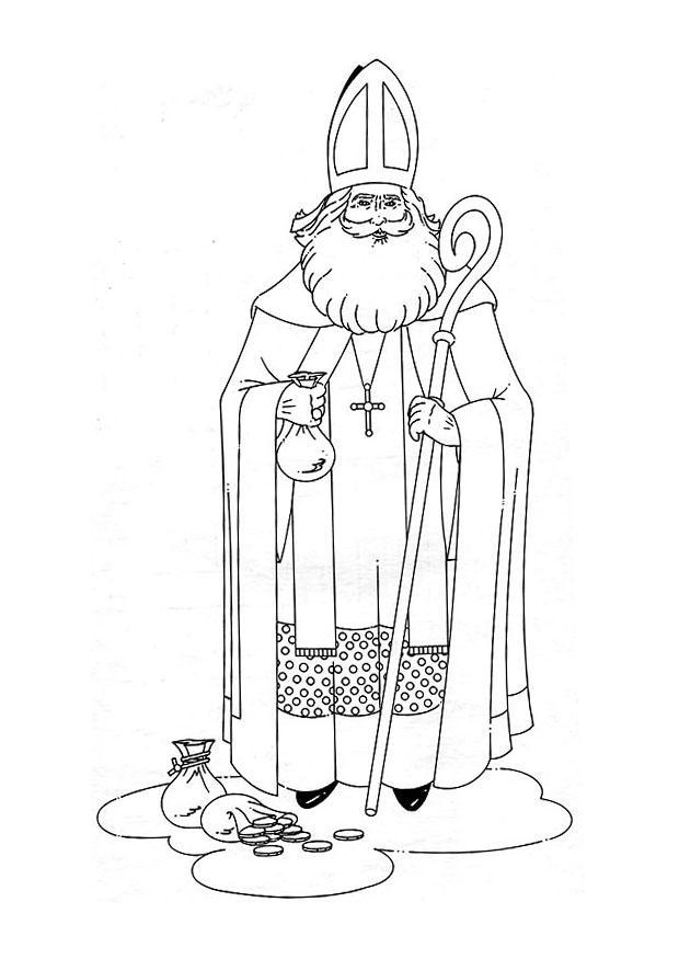 san nicola Disegno da colorare san nicola
