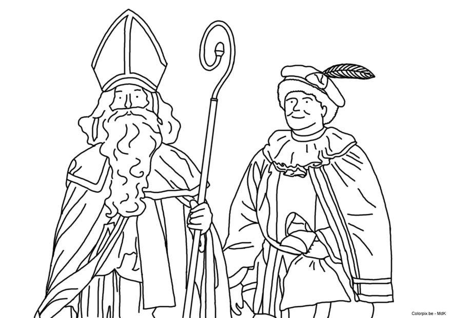 san nicola Disegno da colorare san nicola