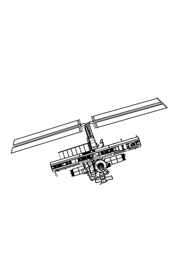 satelite Disegno da colorare satelite