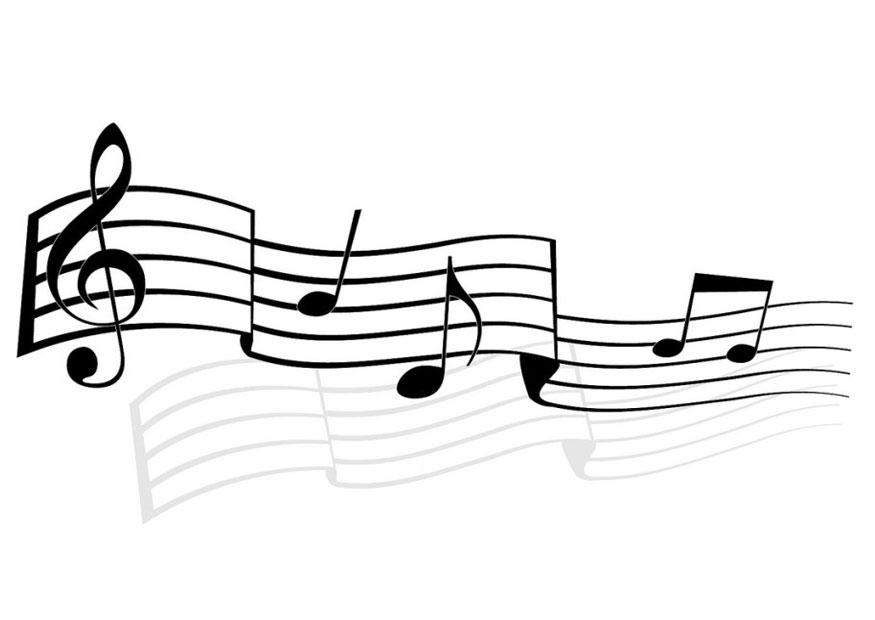 scala musicale Disegno da colorare scala musicale