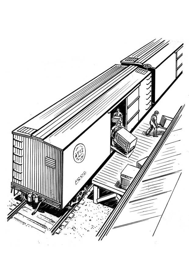 scaricare il treno Disegno da colorare scaricare il treno