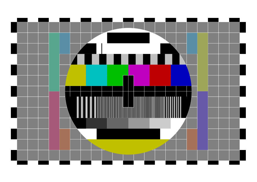 schermata di prova televisiva immagine schermata di prova televisiva