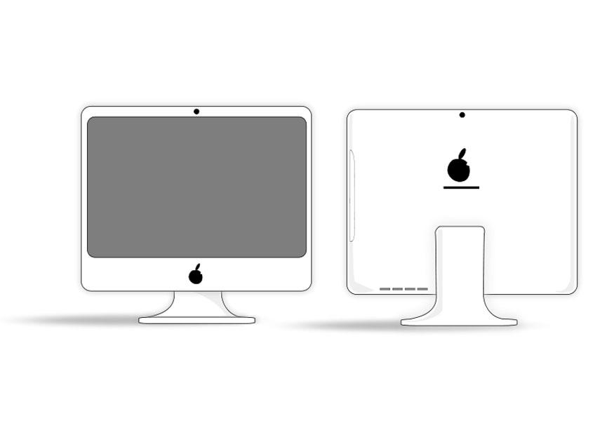 schermo computer Disegno da colorare schermo computer