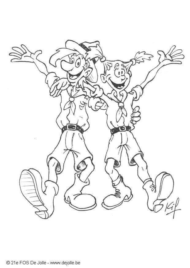 scout Disegno da colorare scout