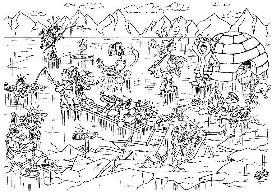scout persi Disegno da colorare scout persi
