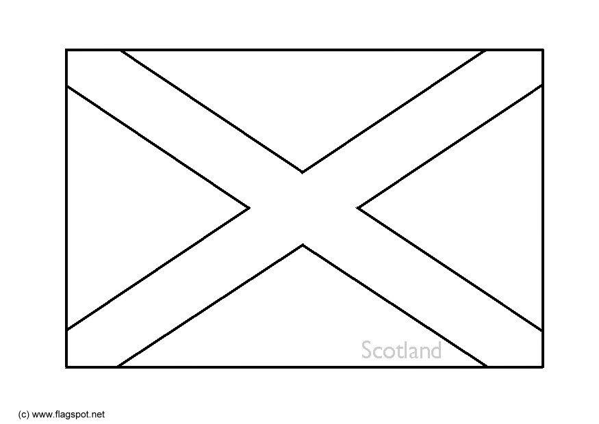 Disegno da colorare scozia