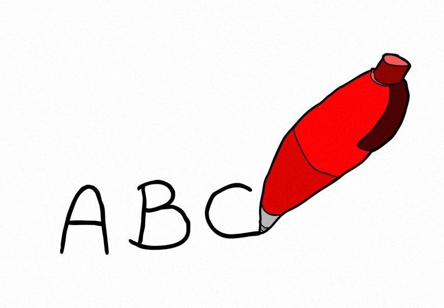 scrivere immagine scrivere