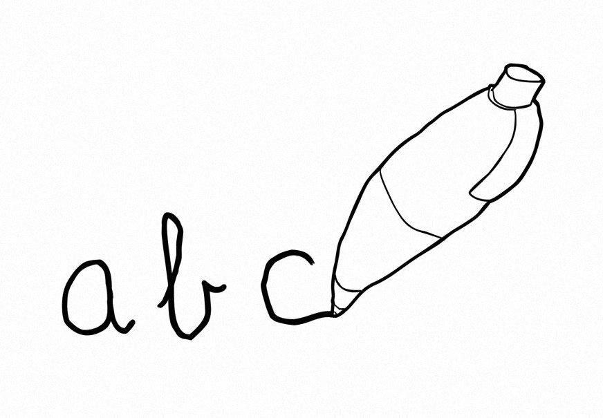 scrivere Disegno da colorare scrivere