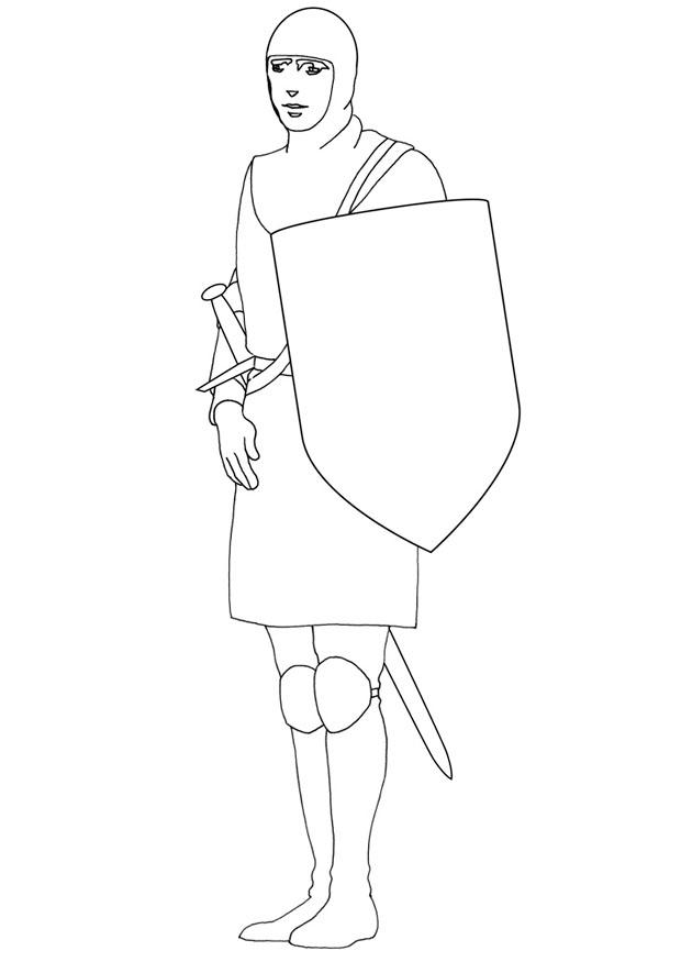 scudo Disegno da colorare scudo