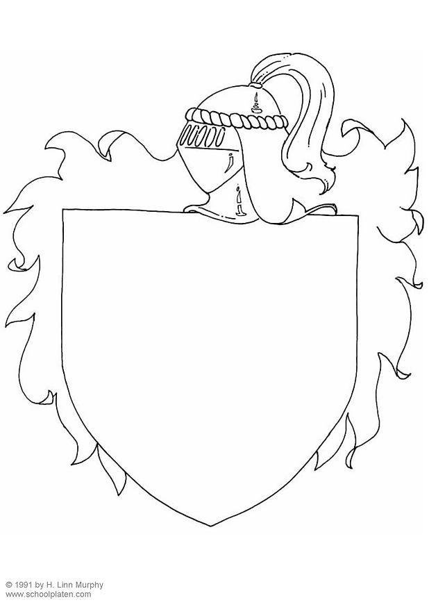 scudo Disegno da colorare scudo