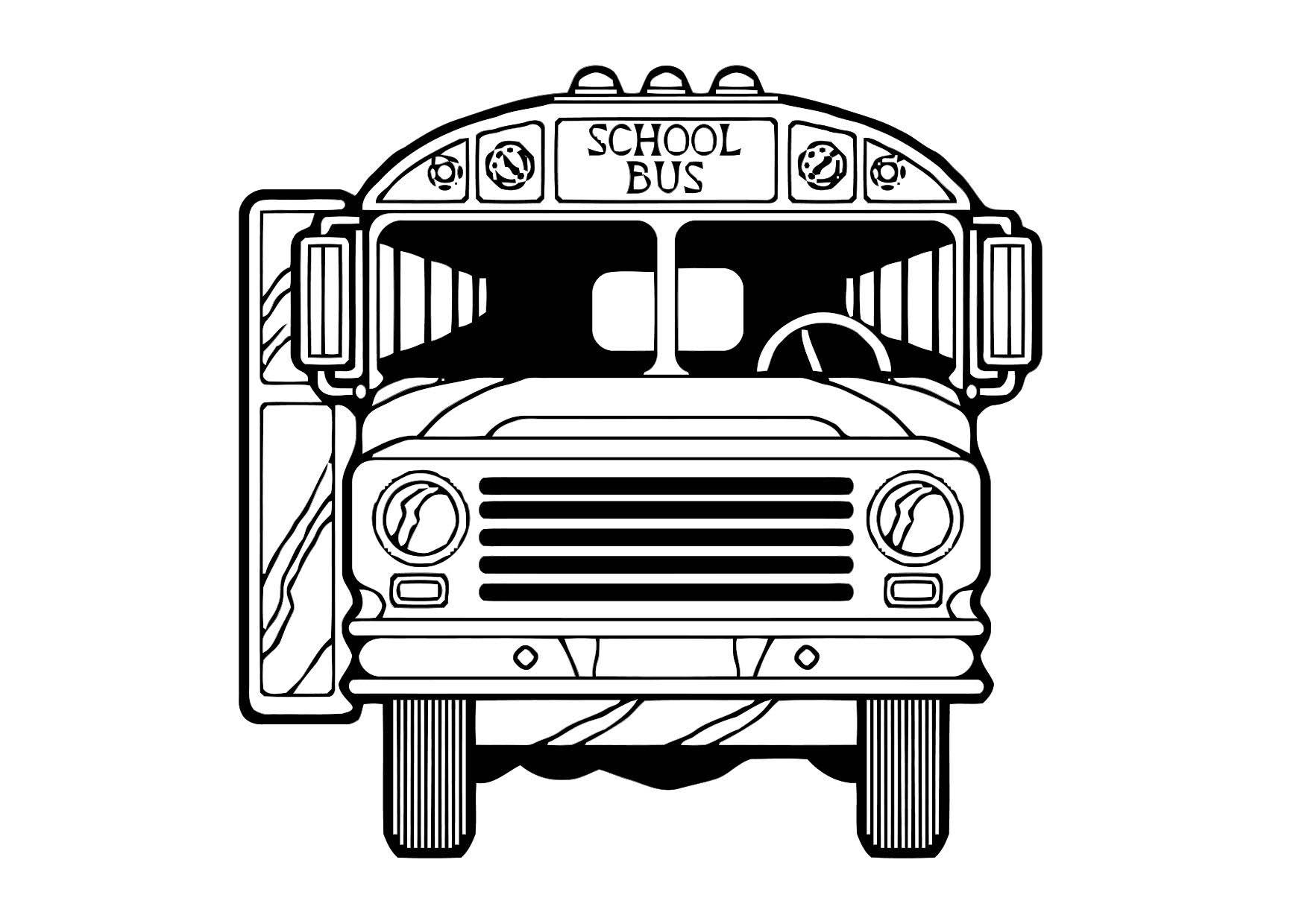 scuolabus Disegno da colorare scuolabus