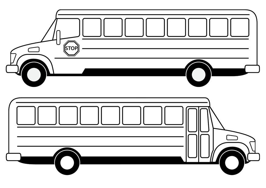 scuolabus Disegno da colorare scuolabus