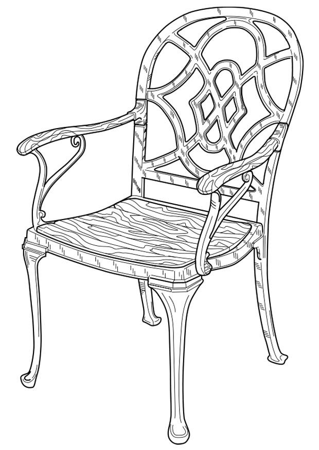 sedia Disegno da colorare sedia