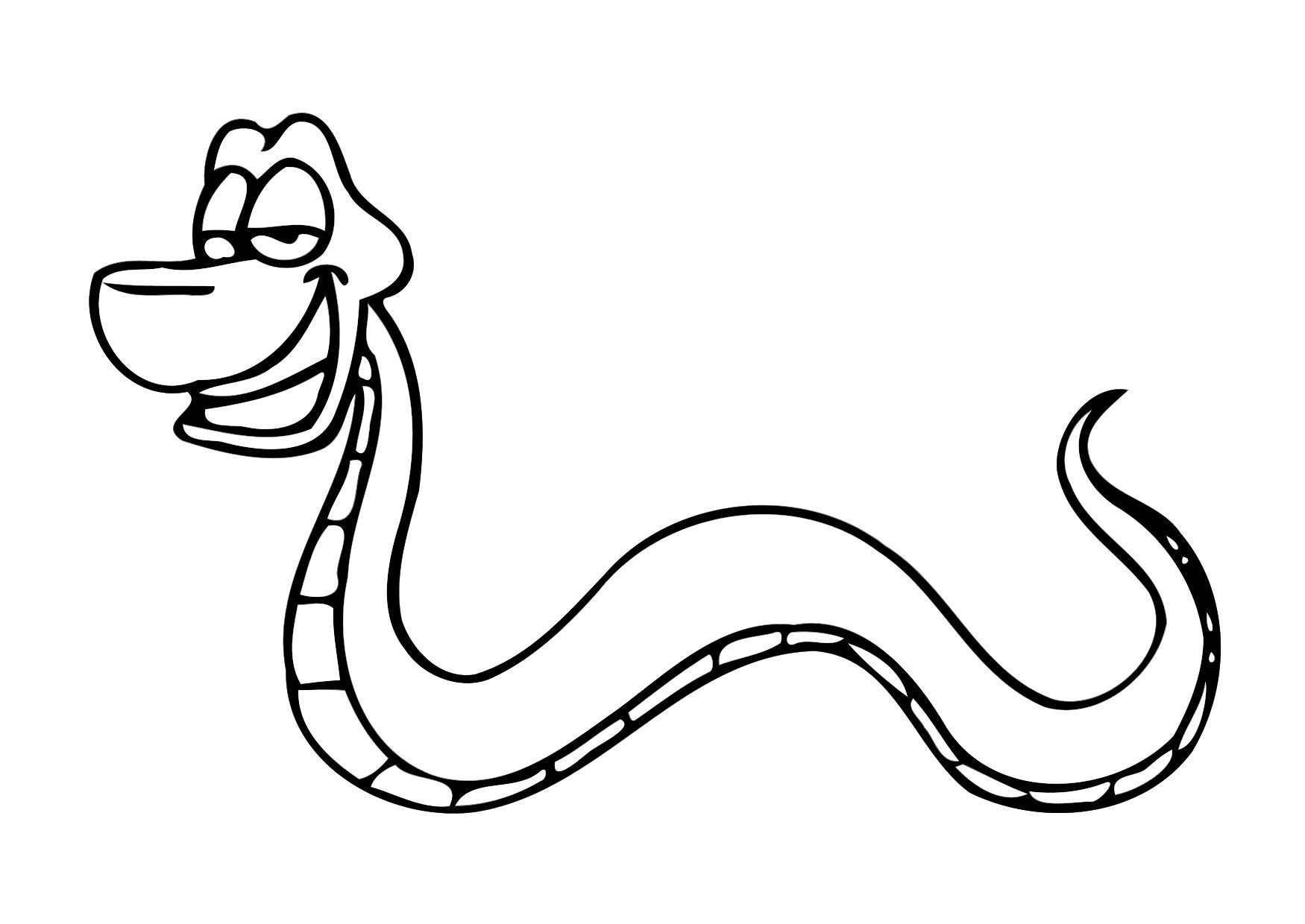 serpente Disegno da colorare serpente
