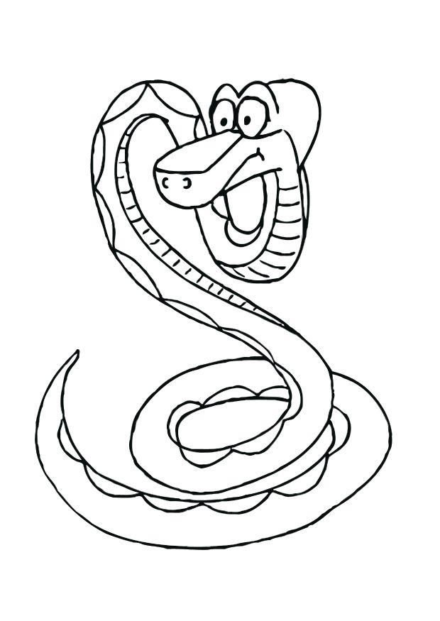 serpente Disegno da colorare serpente