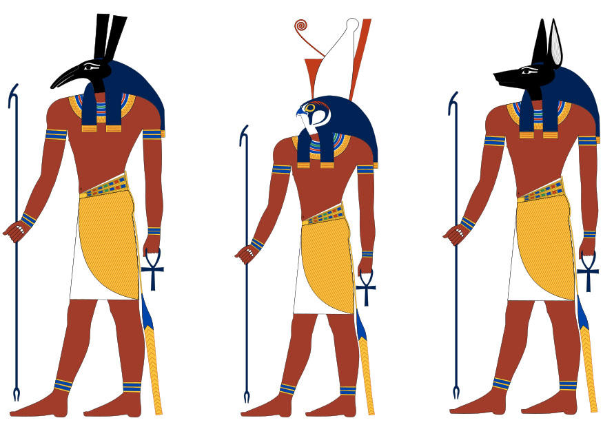 set, horus & anubis immagine set, horus & anubis