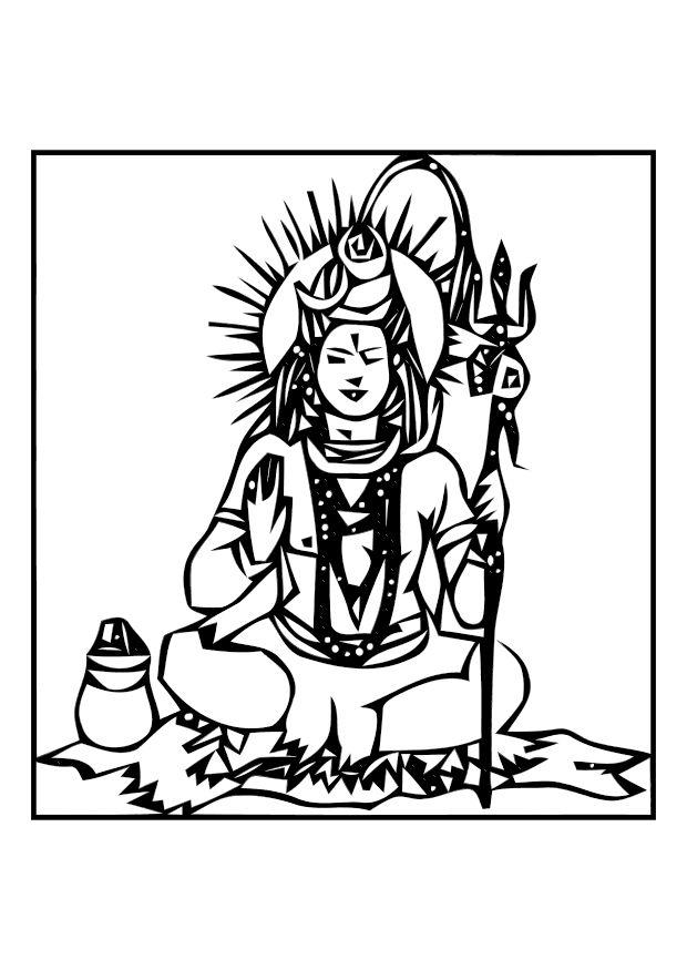 shiva Disegno da colorare shiva