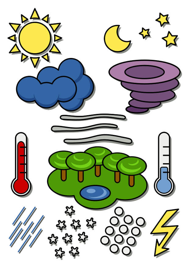 simboli meteorologici immagine simboli meteorologici