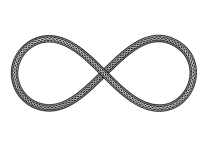 simbolo - infinito Disegno da colorare simbolo - infinito