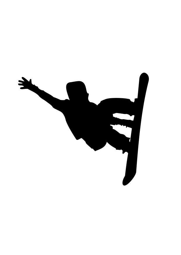 snowboarding Disegno da colorare snowboarding