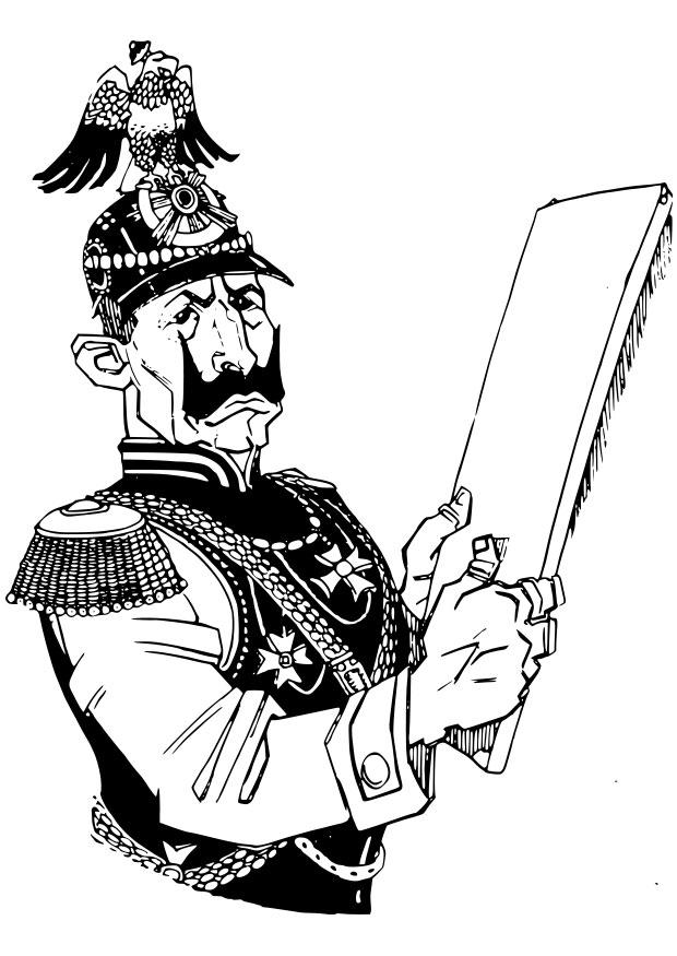 soldato tedesco Disegno da colorare soldato tedesco