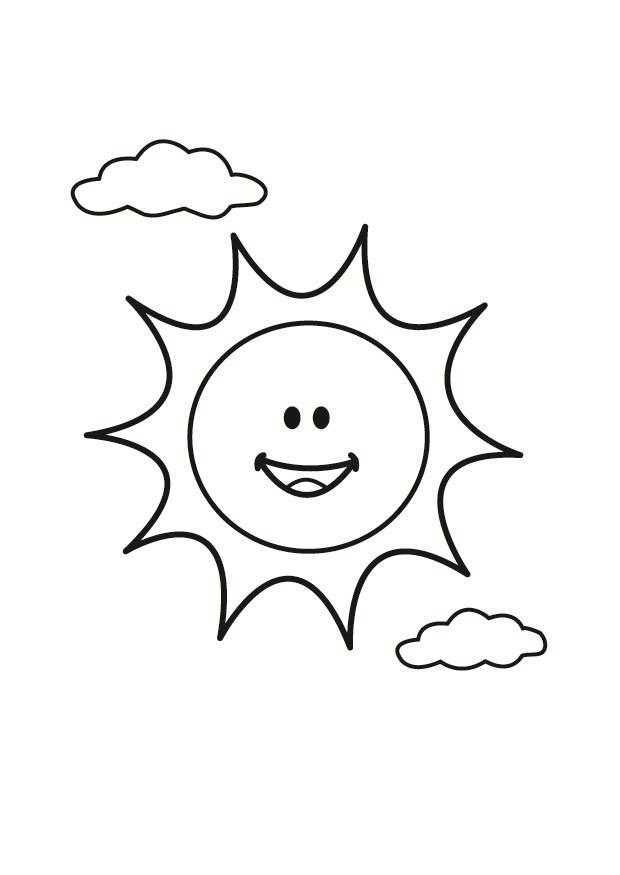sole Disegno da colorare sole